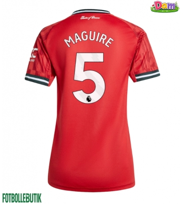 Manchester United Harry Maguire #5 Hemmatröja Kvinnor 2025-26 Kortärmad